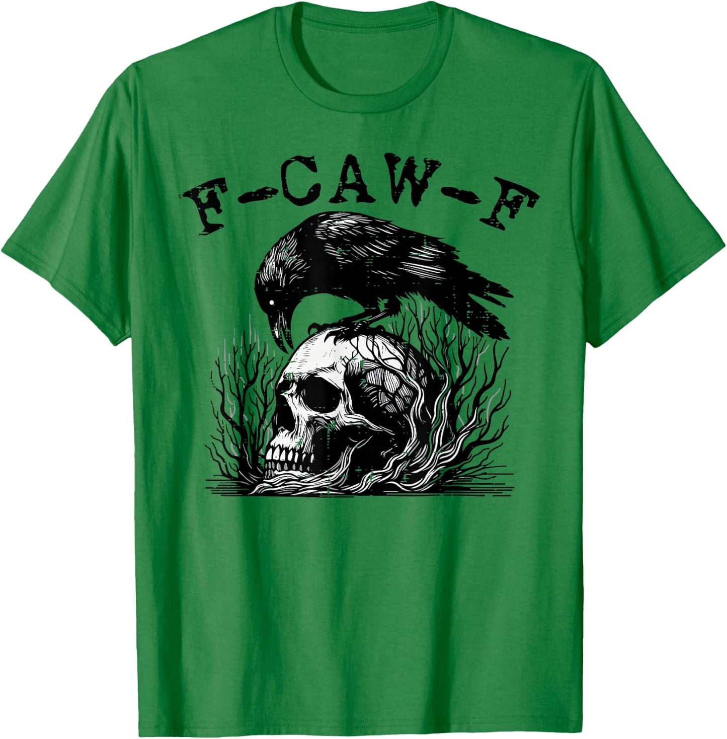 Raven Crow Meme Funny Women Kids Boys Men Youth Teen T-Shirt - T-Shirt | Irish Green