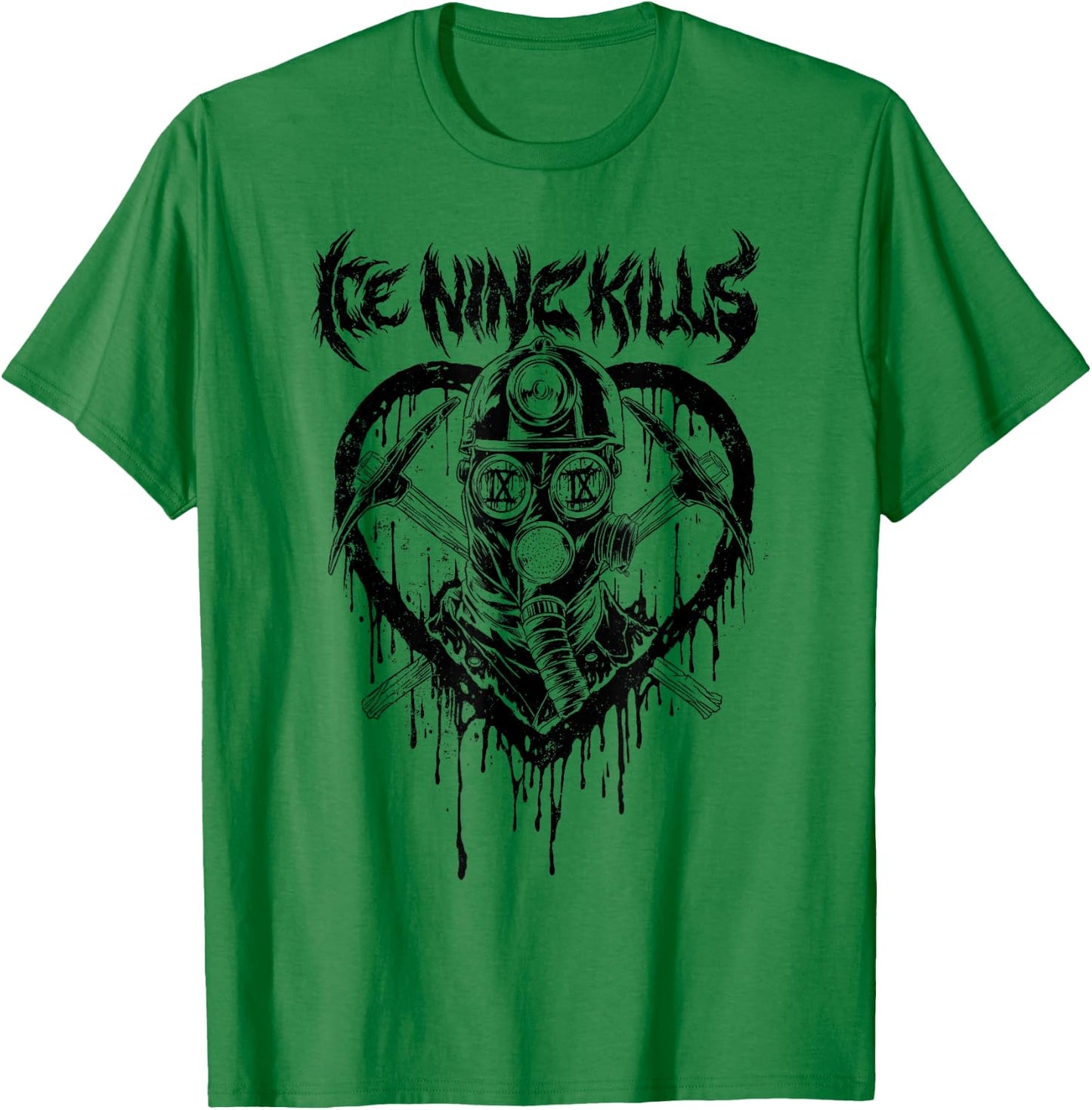 Ice Nine Kills – Valentine Mask T-Shirt - T-Shirt | Irish Green