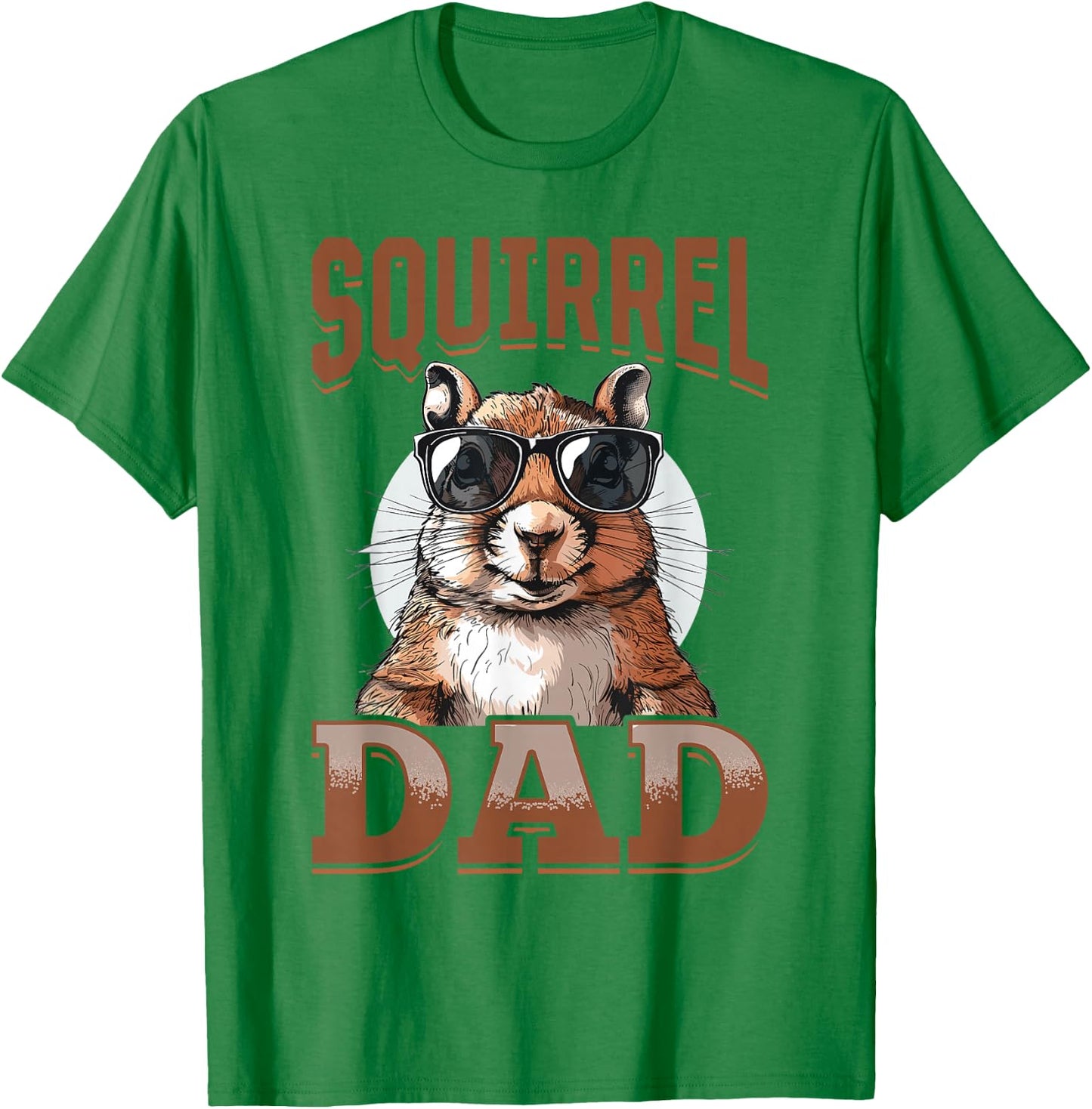 Funny Squirrel Animal Squirrel Dad T-Shirt - T-Shirt | Irish Green