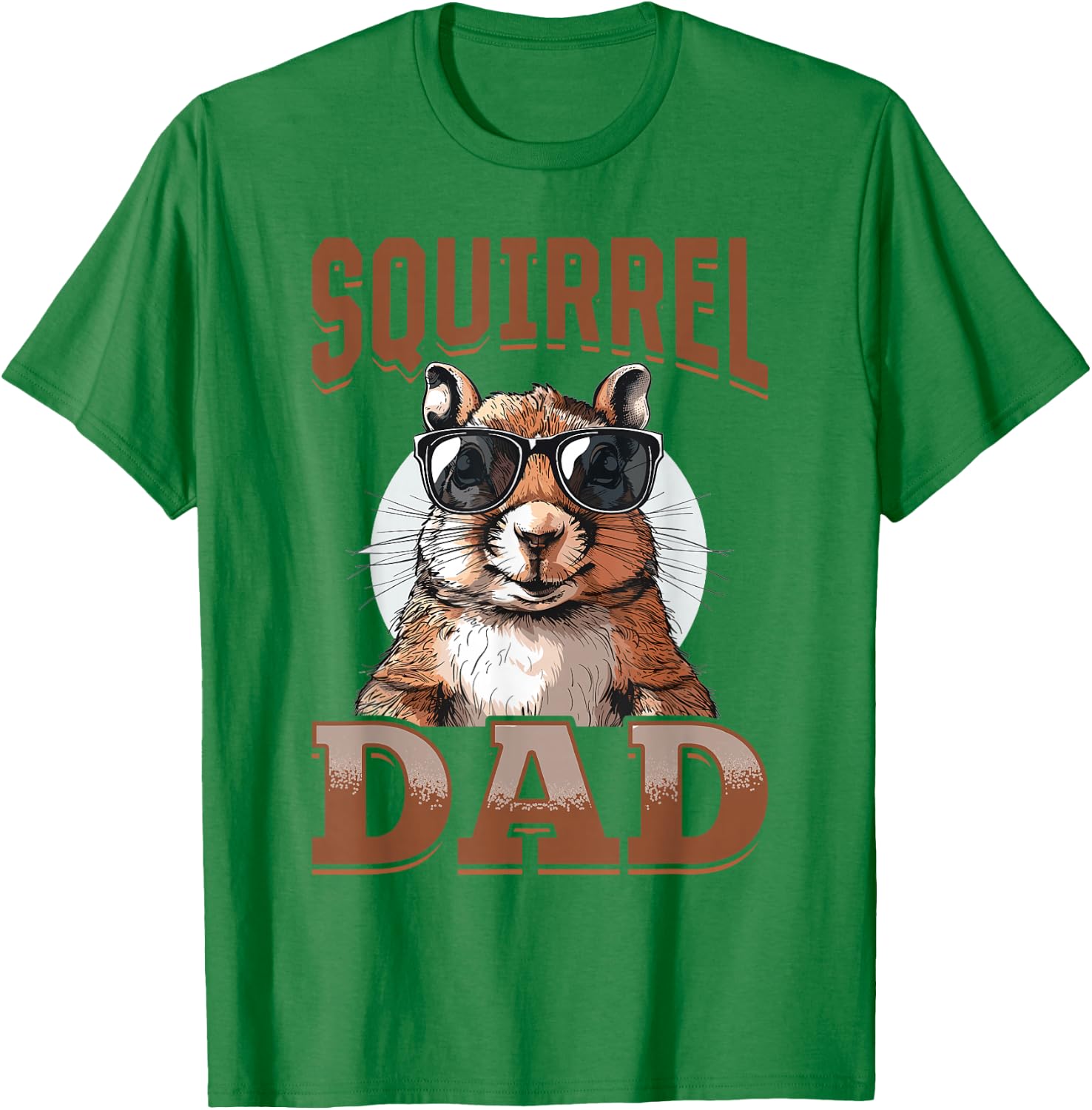 Funny Squirrel Animal Squirrel Dad T-Shirt - T-Shirt | Irish Green