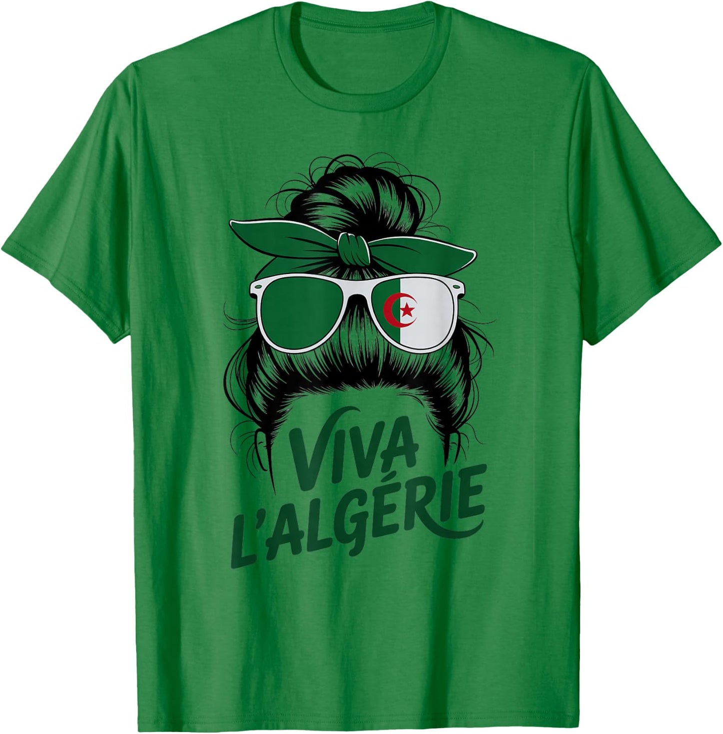 Proud Viva L'ALGÉRIE Trip Toujours Girl Spirit Mom Favorite T-Shirt - T-Shirt | Irish Green