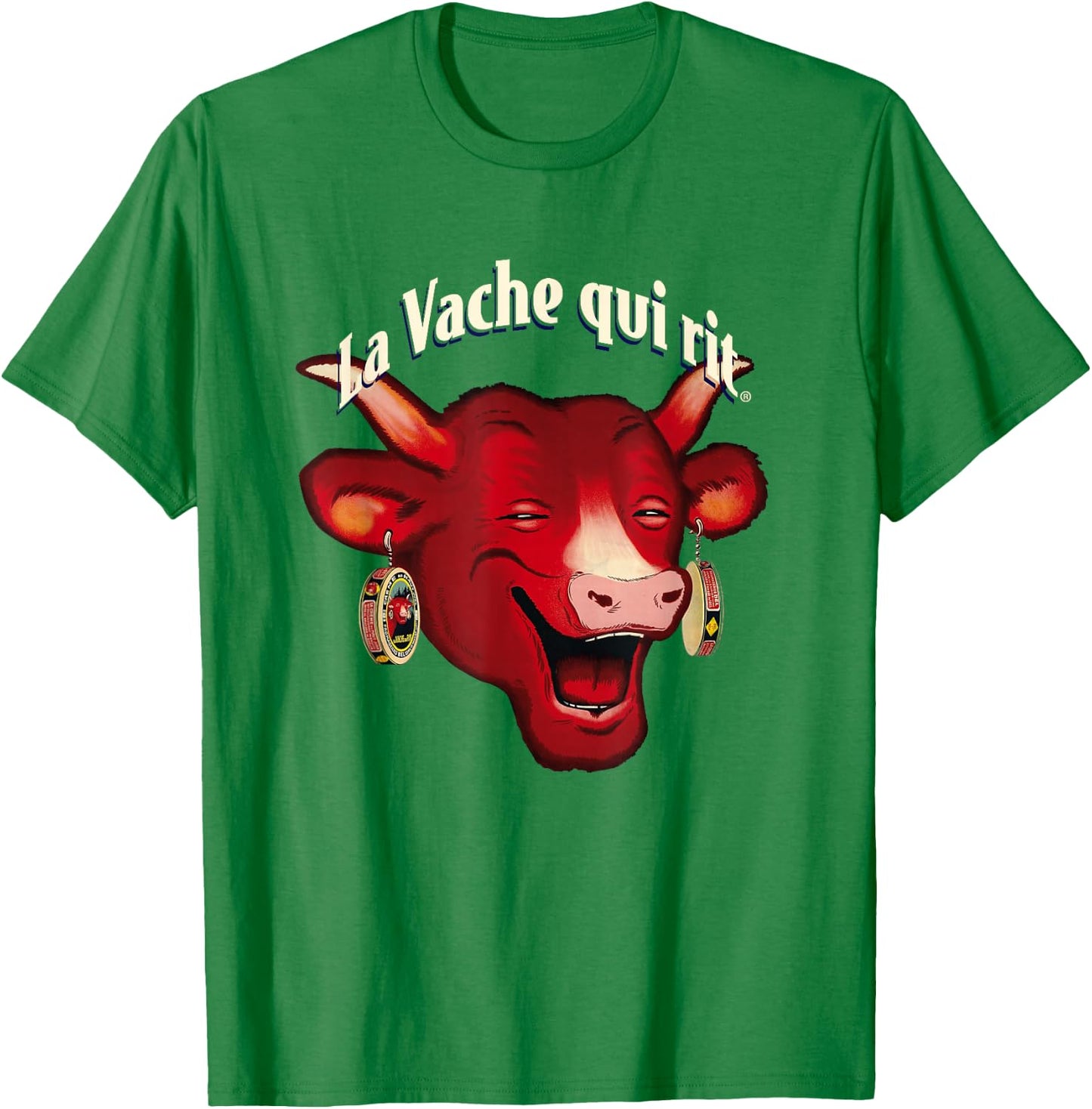 The Laughing Cow La Vache Qui Rit T-Shirt - T-Shirt | Irish Green