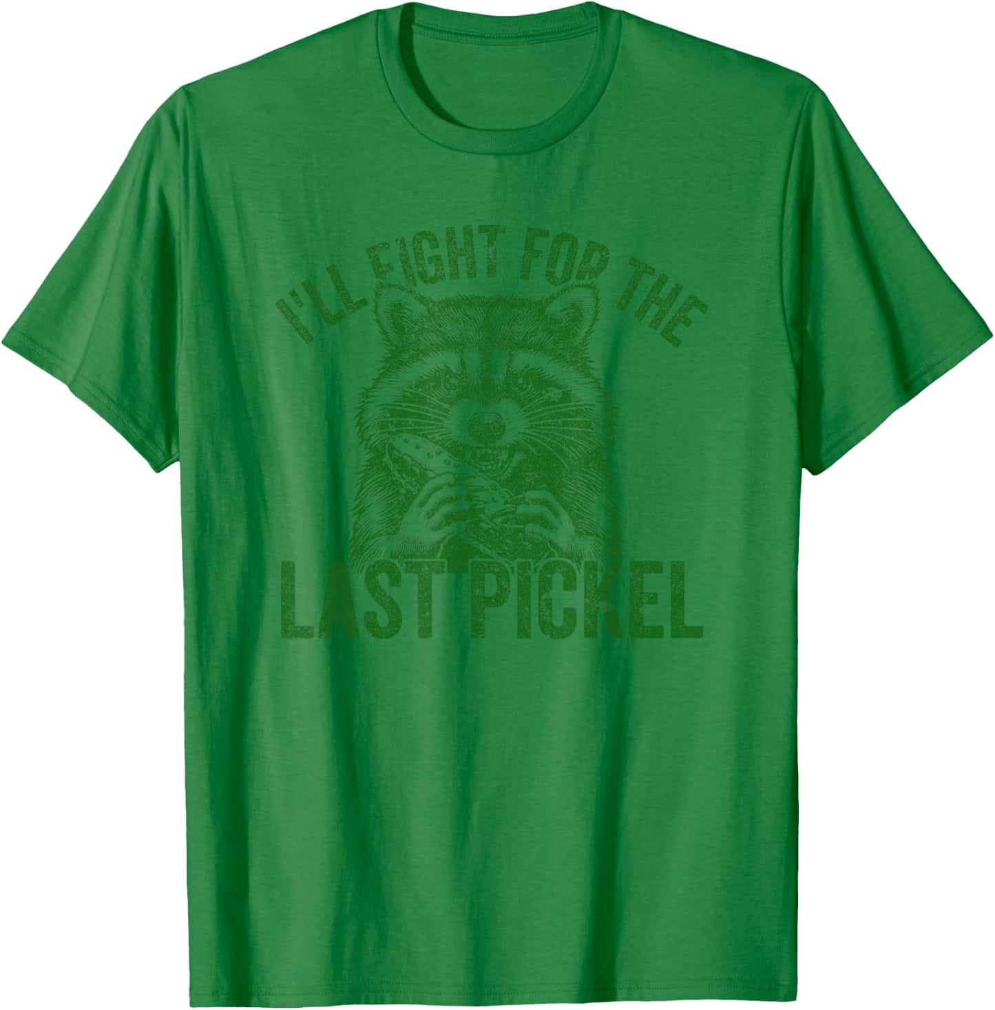 Funny Pickle Foodie Adult Humor Pickle Pun Meme T-Shirt - T-Shirt | Irish Green