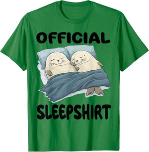 Seal Official Sleepshirt Pajamas Nightgown T-Shirt - T-Shirt | Irish Green