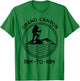 South Rim to North Rim Grand Canyon Hike in Arizona Souvenir T-Shirt - T-Shirt | Irish Green