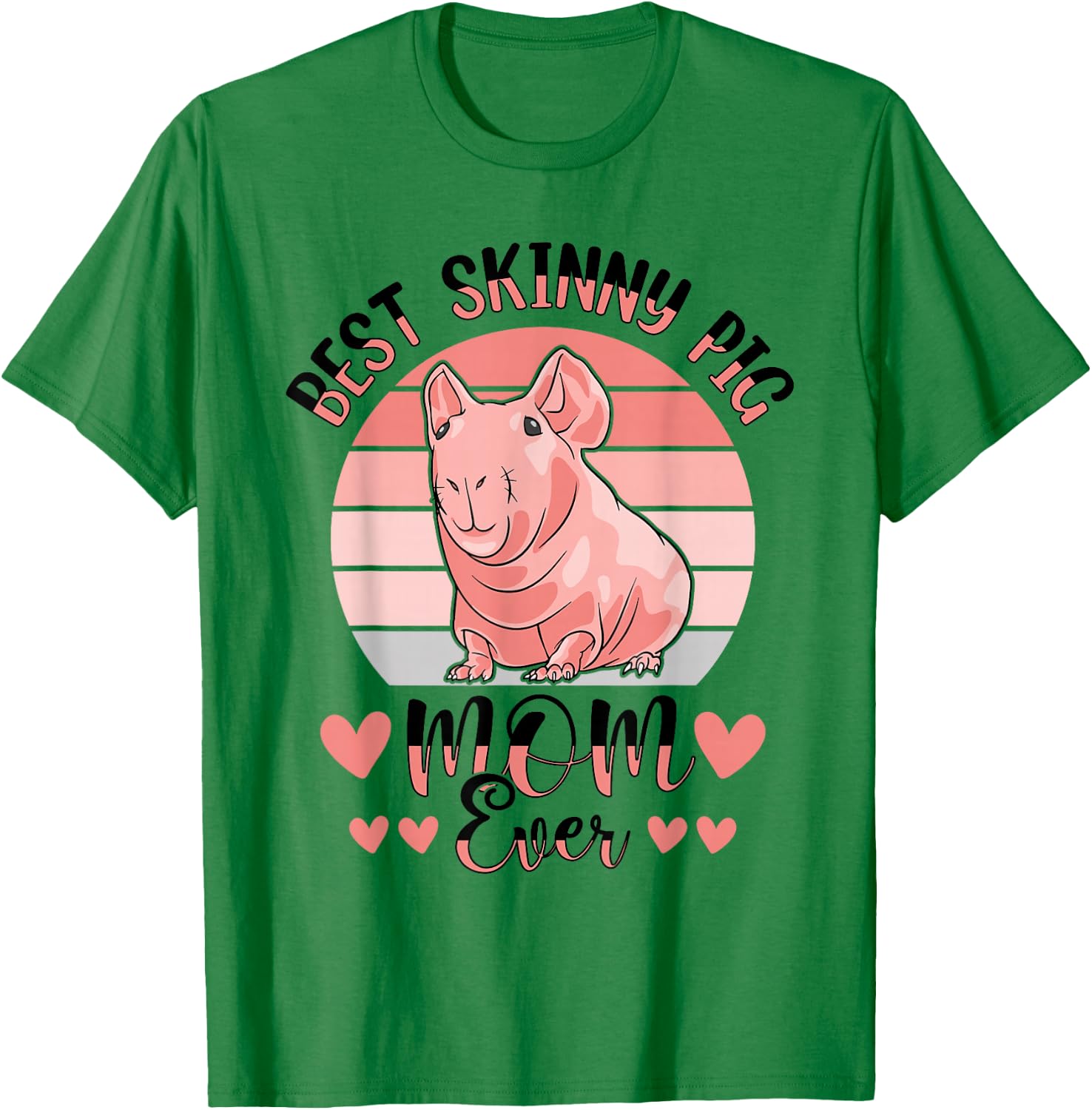 Hairless Guinea Pig Skinny Pig Owner Cavy Rodent Pet T-Shirt - T-Shirt | Irish Green