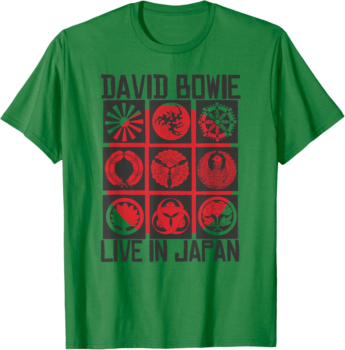 David Bowie - Live in Japan , white, S T-Shirt - T-Shirt | Irish Green