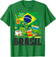 Brazil Flag Outfit Idea , white, S T-Shirt - T-Shirt | Irish Green