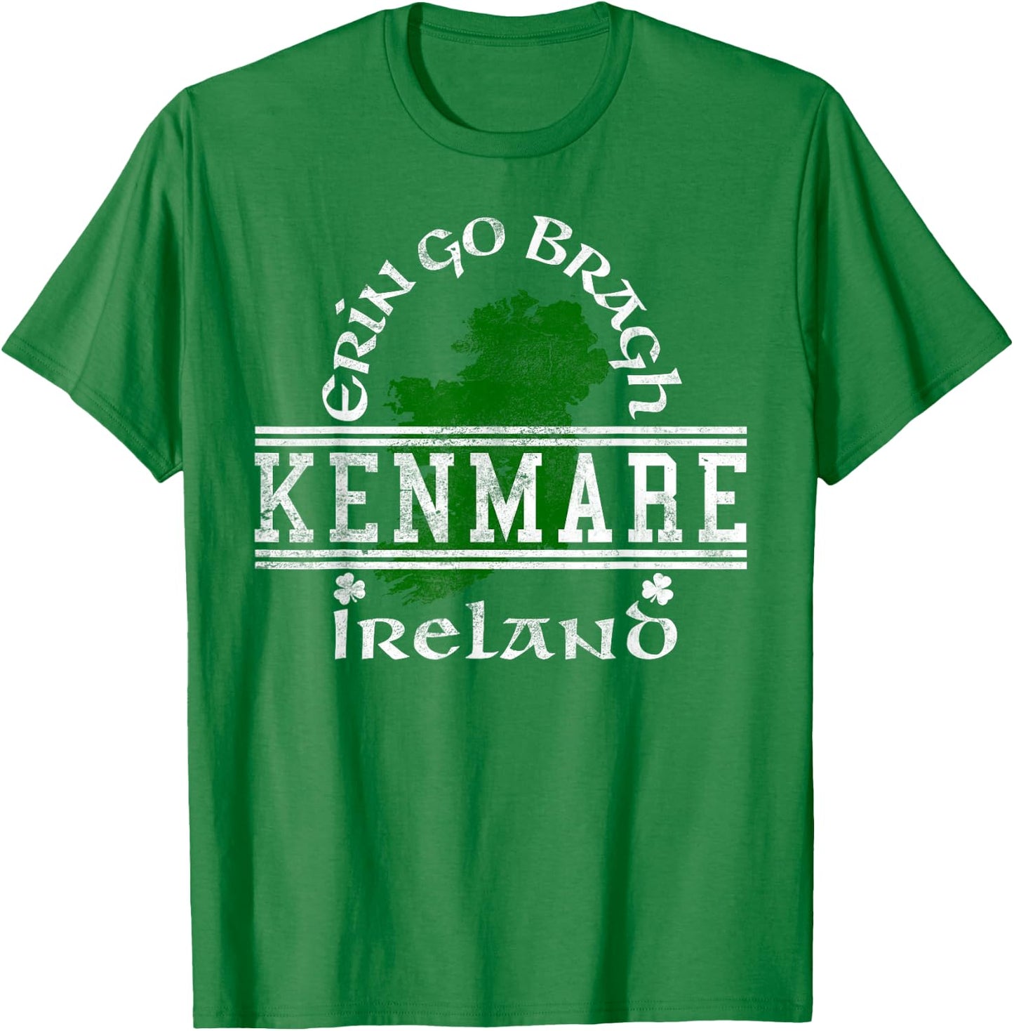 Kenmare Ireland Distressed T-Shirt - T-Shirt | Irish Green