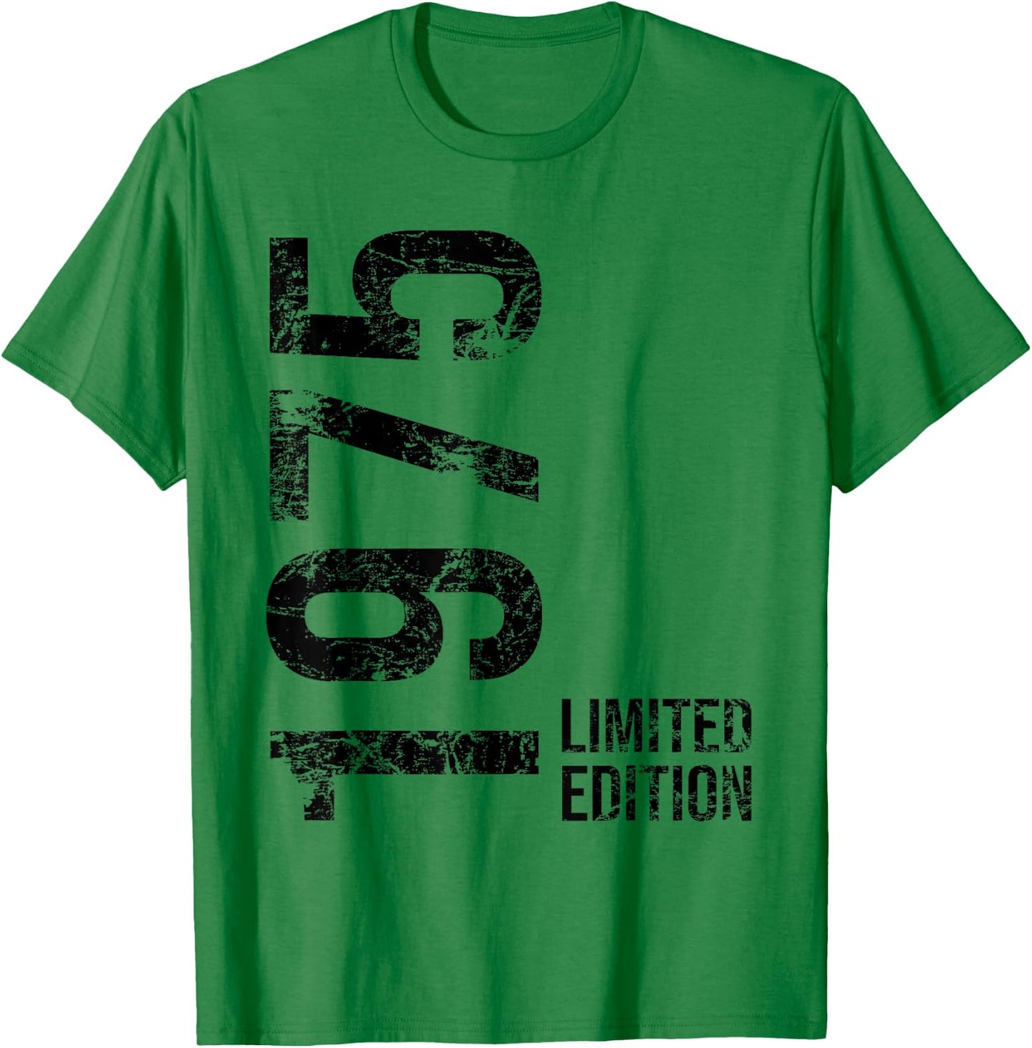 48th Birthday Man Woman 48 Years 1975 Gift , White T-Shirt - T-Shirt | Irish Green