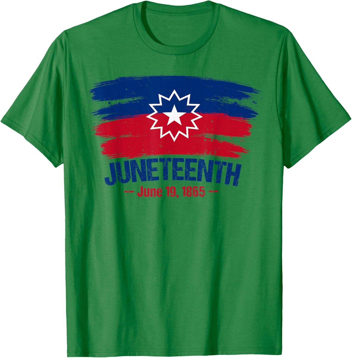 Juneteenth Flag Red White Blue Meaning Black History Freedom T-Shirt - T-Shirt | Irish Green