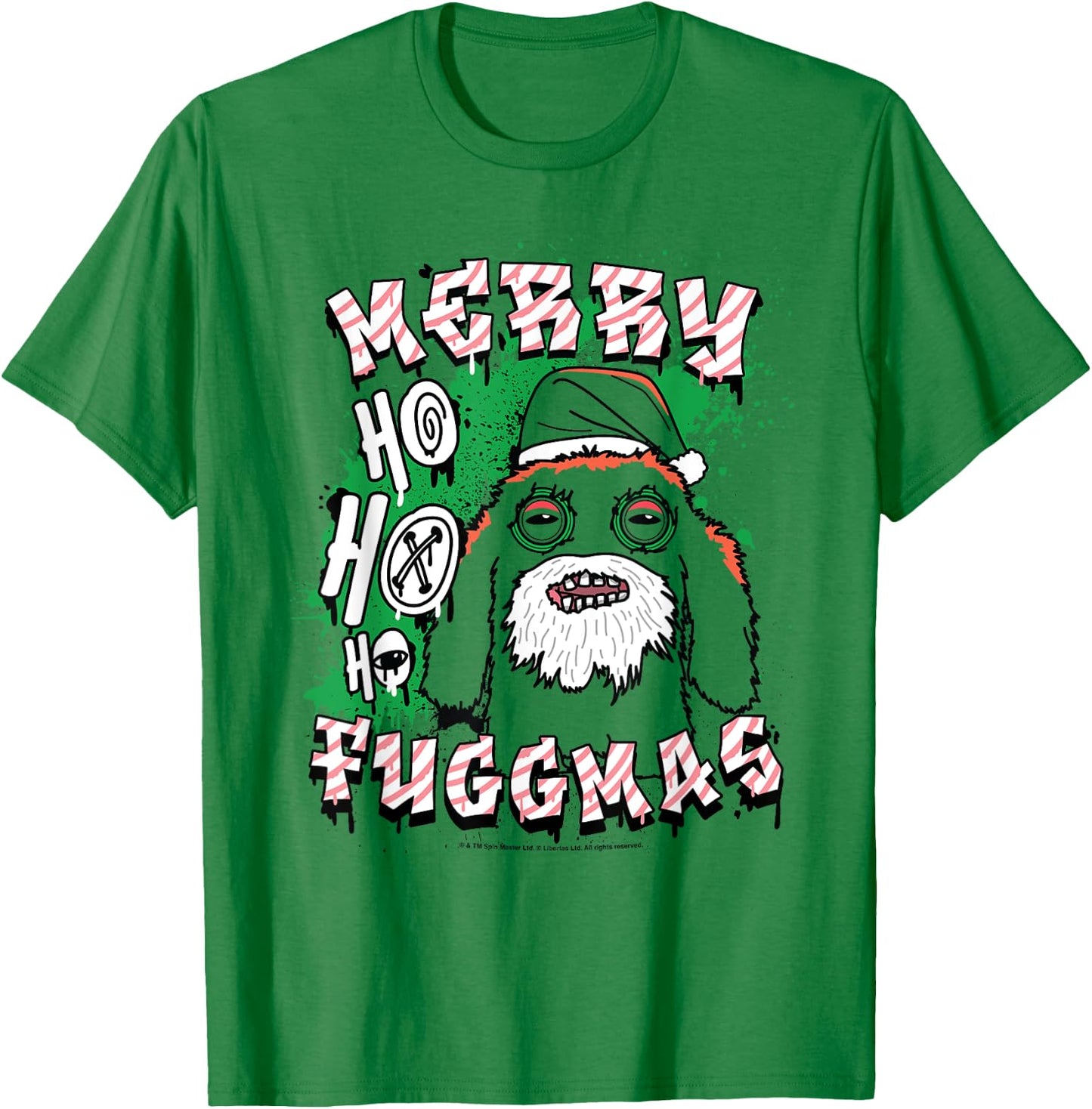 Fuggler Christmas Ho Ho Ho Merry Fuggmas Festive Fugg T-Shirt - T-Shirt | Irish Green