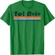 Vintage 1980s Style Tel Aviv Israel T-Shirt - T-Shirt | Irish Green