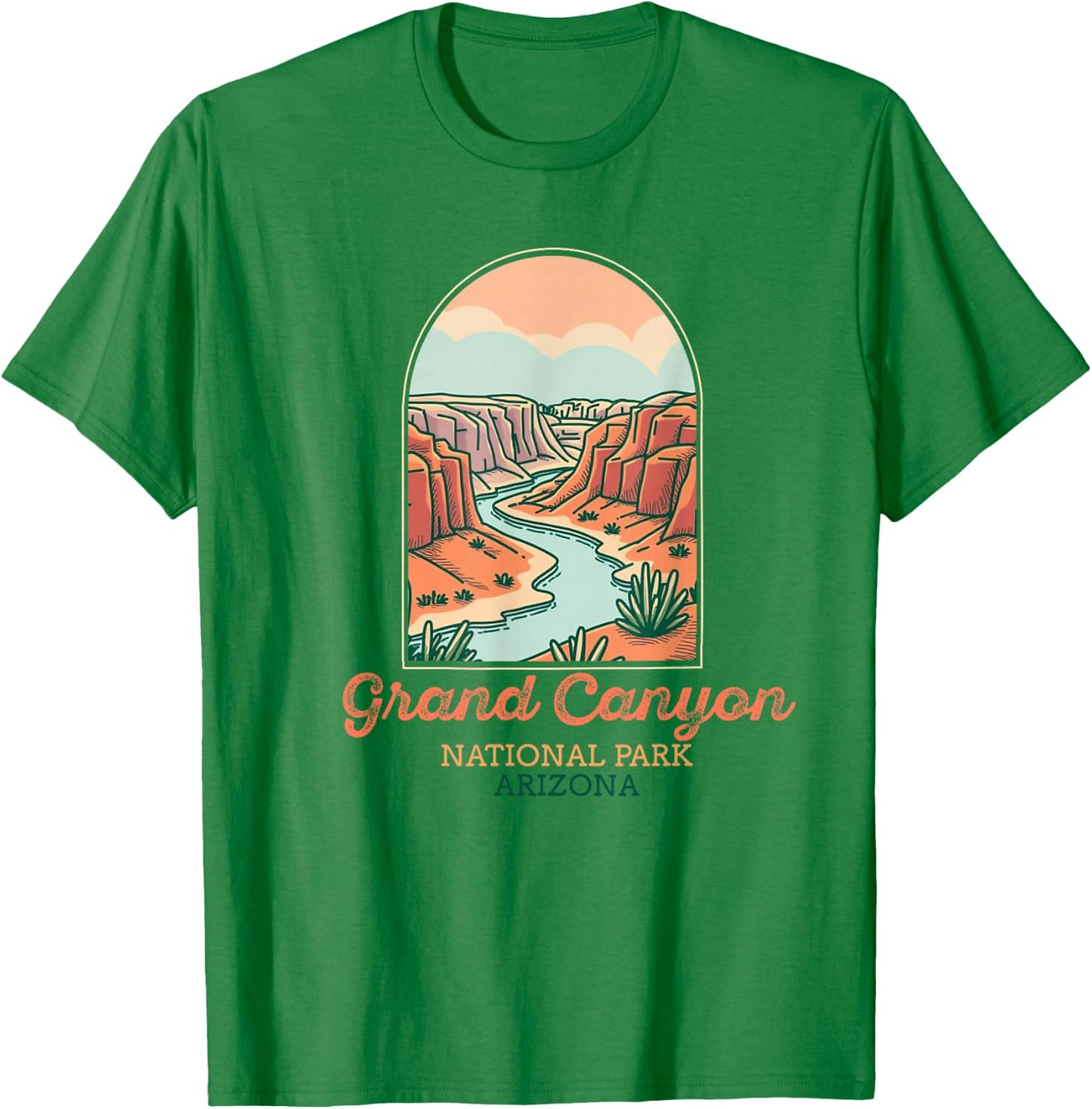 Grand Canyon National Park Souvenir Arizona Hommes Femmes T-Shirt - T-Shirt | Irish Green