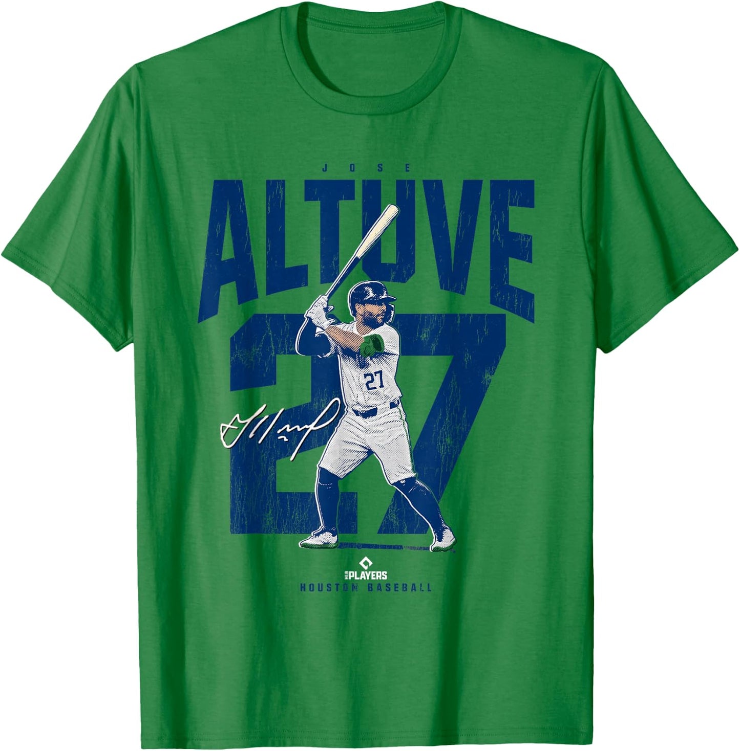 Jose Altuve | Houston Baseball Players | MLBJAL3901 T-Shirt - T-Shirt | Irish Green
