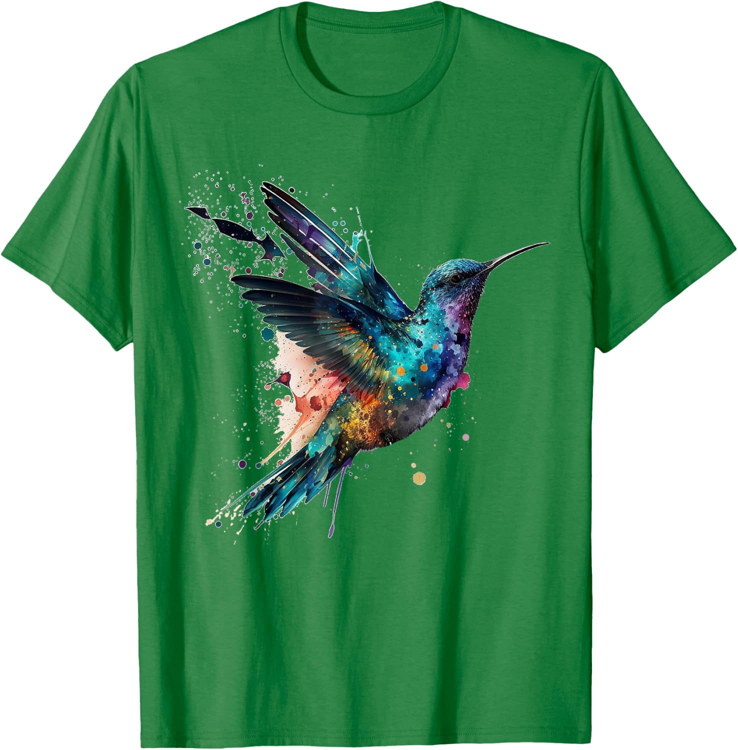 Vogel Kunst Tiere Tier Design Vogel T-Shirt - T-Shirt | Irish Green