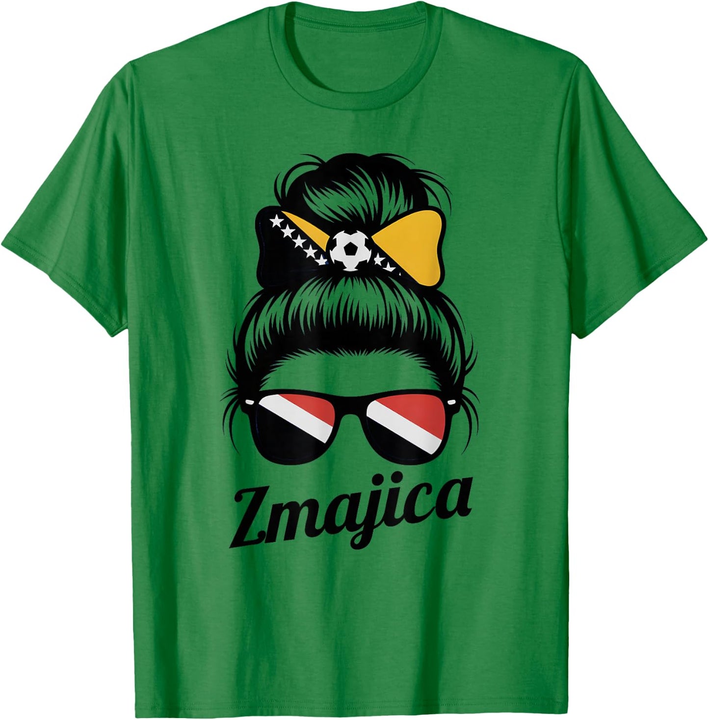 Proud ZMAJICA Bosnian Zmajice Girl Game Day Hajmo Bosno Mom T-Shirt - T-Shirt | Irish Green