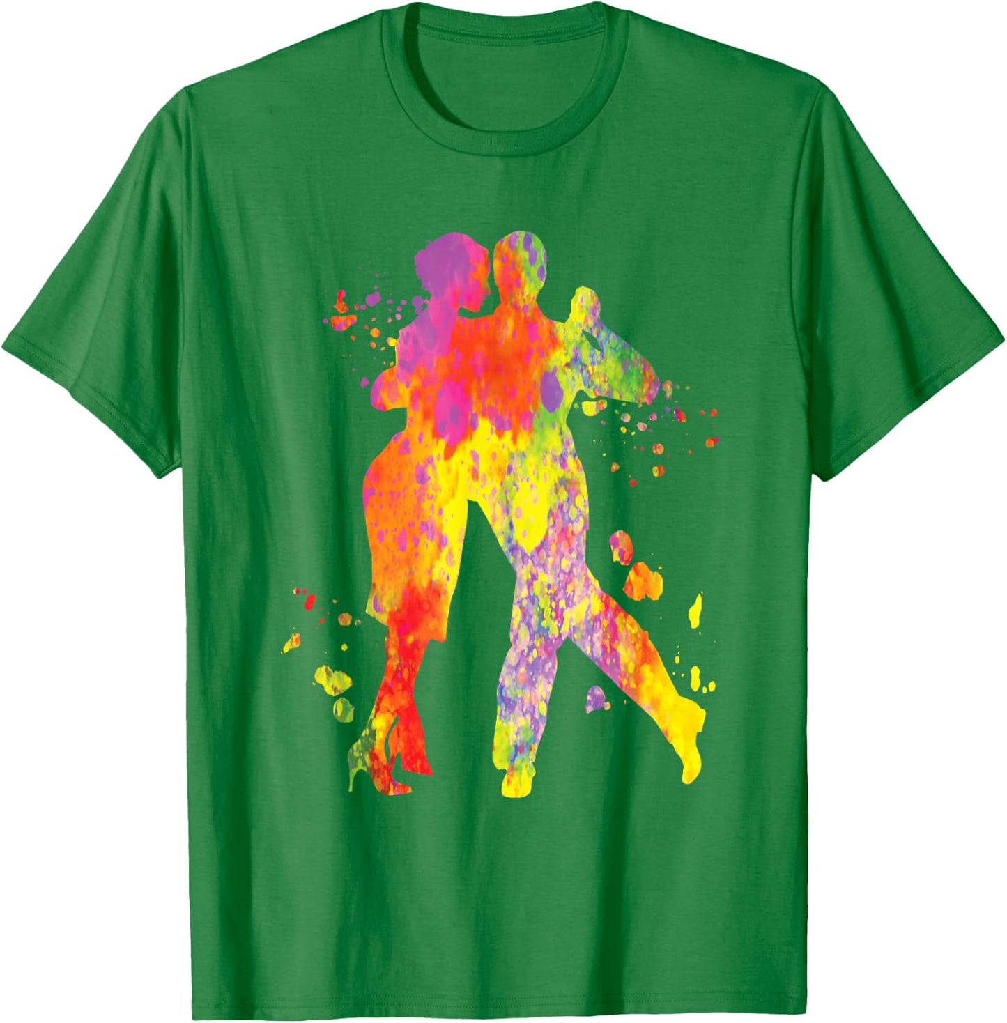 Tango Argentino Dancing Heartbeat Milonga Vals Tango-Tänzer T-Shirt - T-Shirt | Irish Green