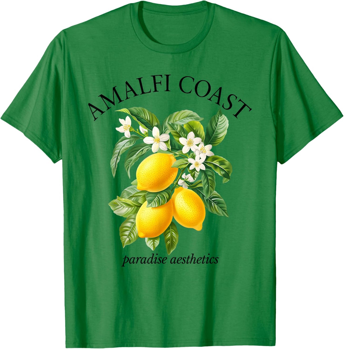 Amalfi Coast X Lemons of the Amalfi Coast. Limoncello Spritz , White T-Shirt - T-Shirt | Irish Green