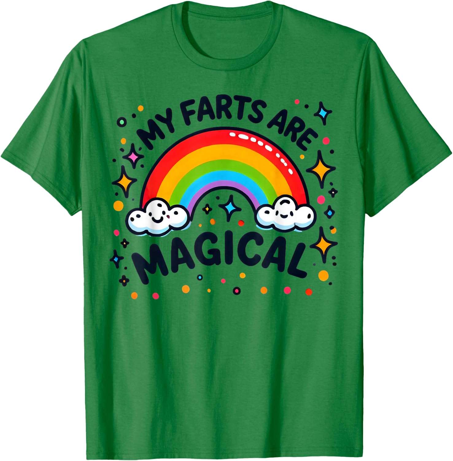 My Farts Are Magical Funny Peinlich Bunt Regenbogen T-Shirt - T-Shirt | Irish Green