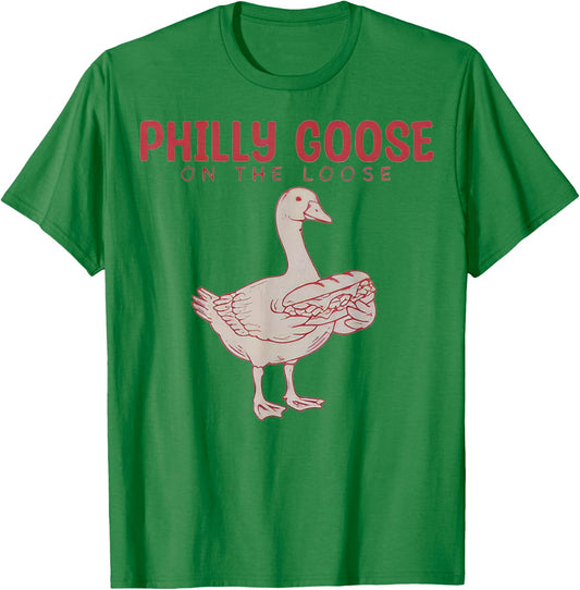 Philly Goose On The Loose T-Shirt - T-Shirt | Irish Green