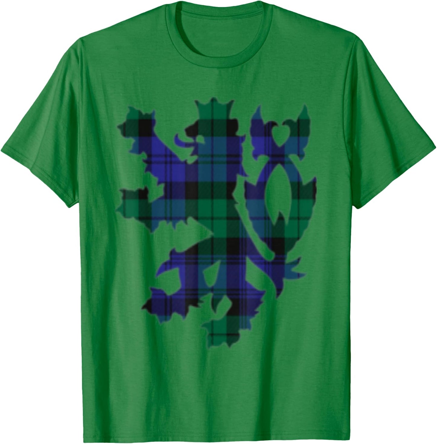 Clan Blackwatch Tartan Scottish Family Name Scotland Pride T-Shirt - T-Shirt | Irish Green