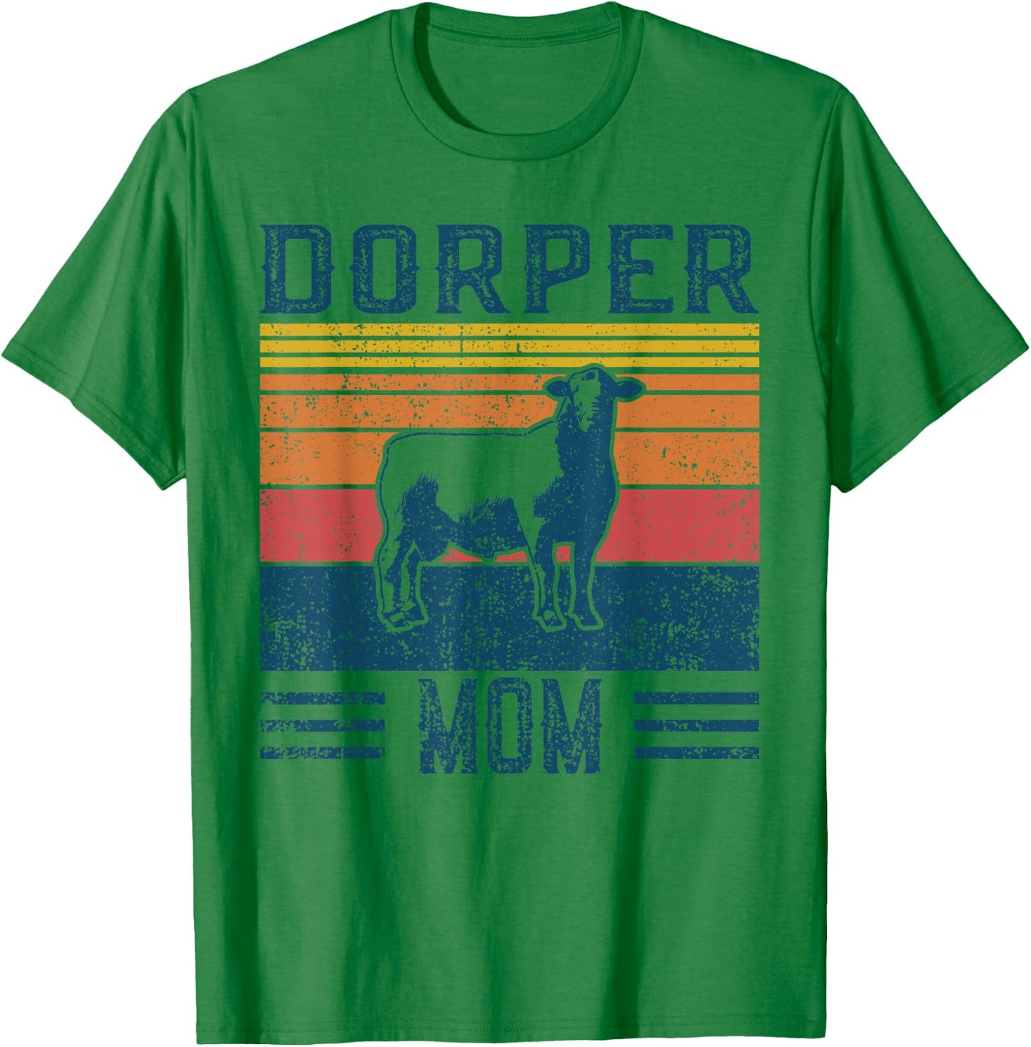 Best Sheep Mother - Vintage Dorper Sheep T-Shirt - T-Shirt | Irish Green