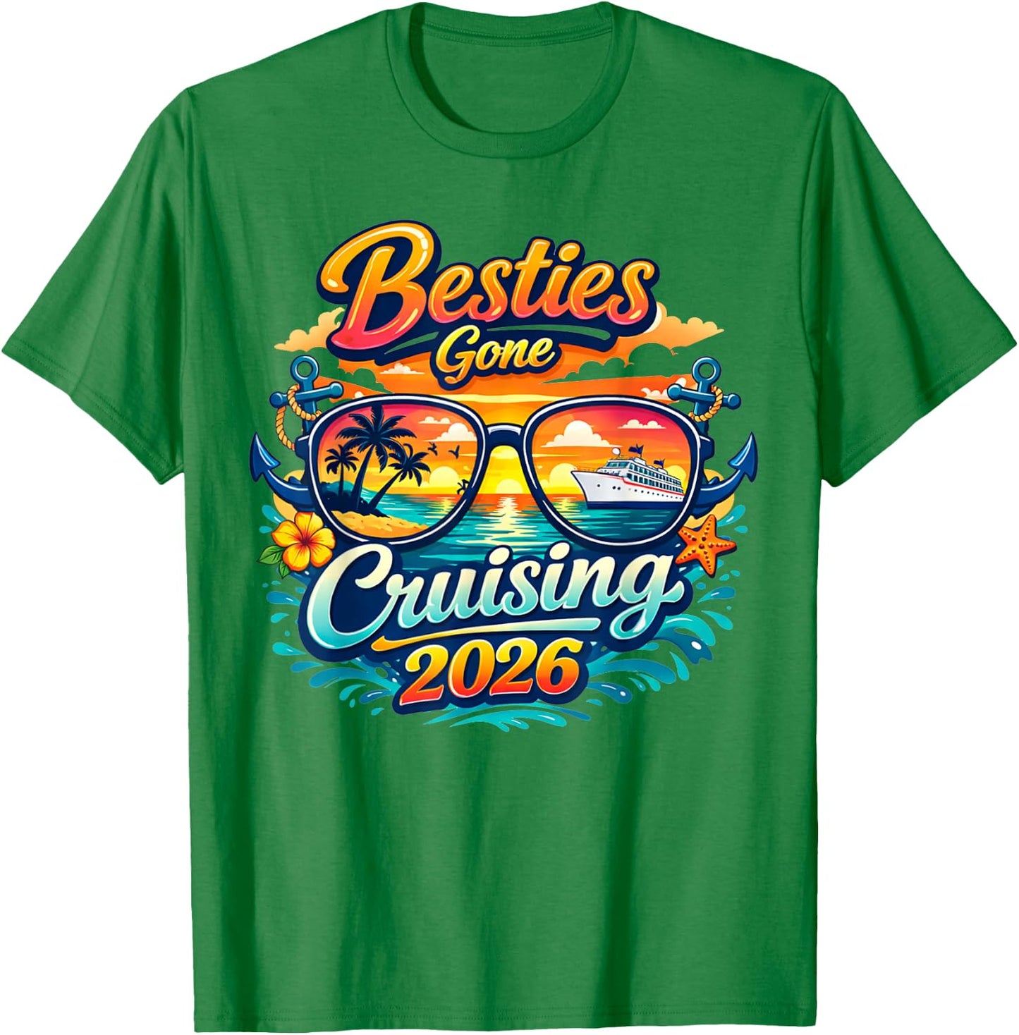 Coole passende Kreuzfahrt 2026 für Mädchen T-Shirt - T-Shirt | Irish Green