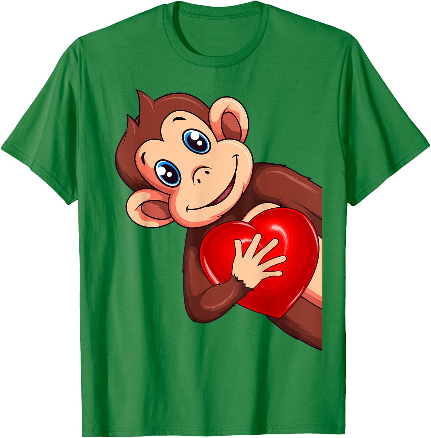Affen Äffchen Mädchen Kinder Damen T-Shirt - T-Shirt | Irish Green