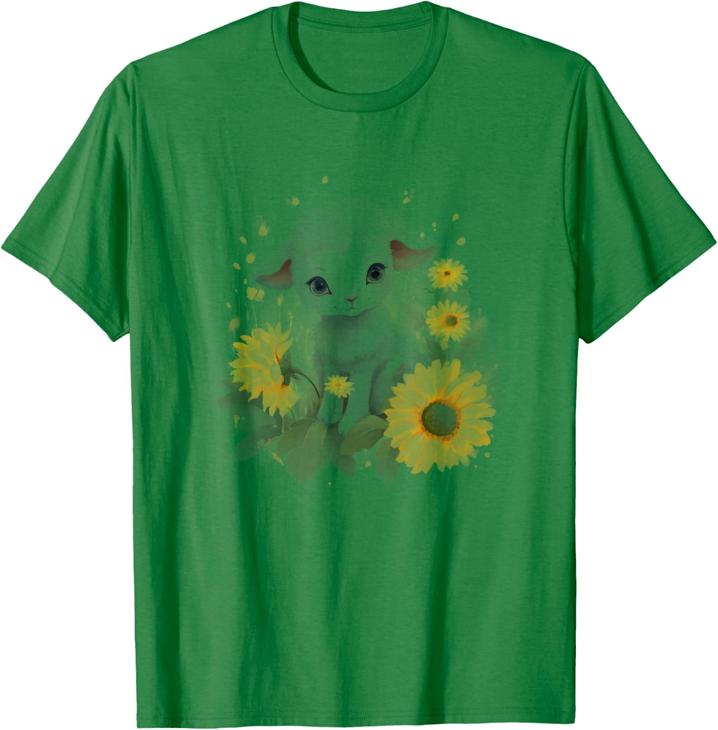 Beautiful baby animal animals - sheep baby sheep, baby lamb T-Shirt - T-Shirt | Irish Green
