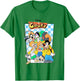 Disney A Goofy Movie Iconic Group Shot Big Chest Poster T-Shirt - T-Shirt | Irish Green