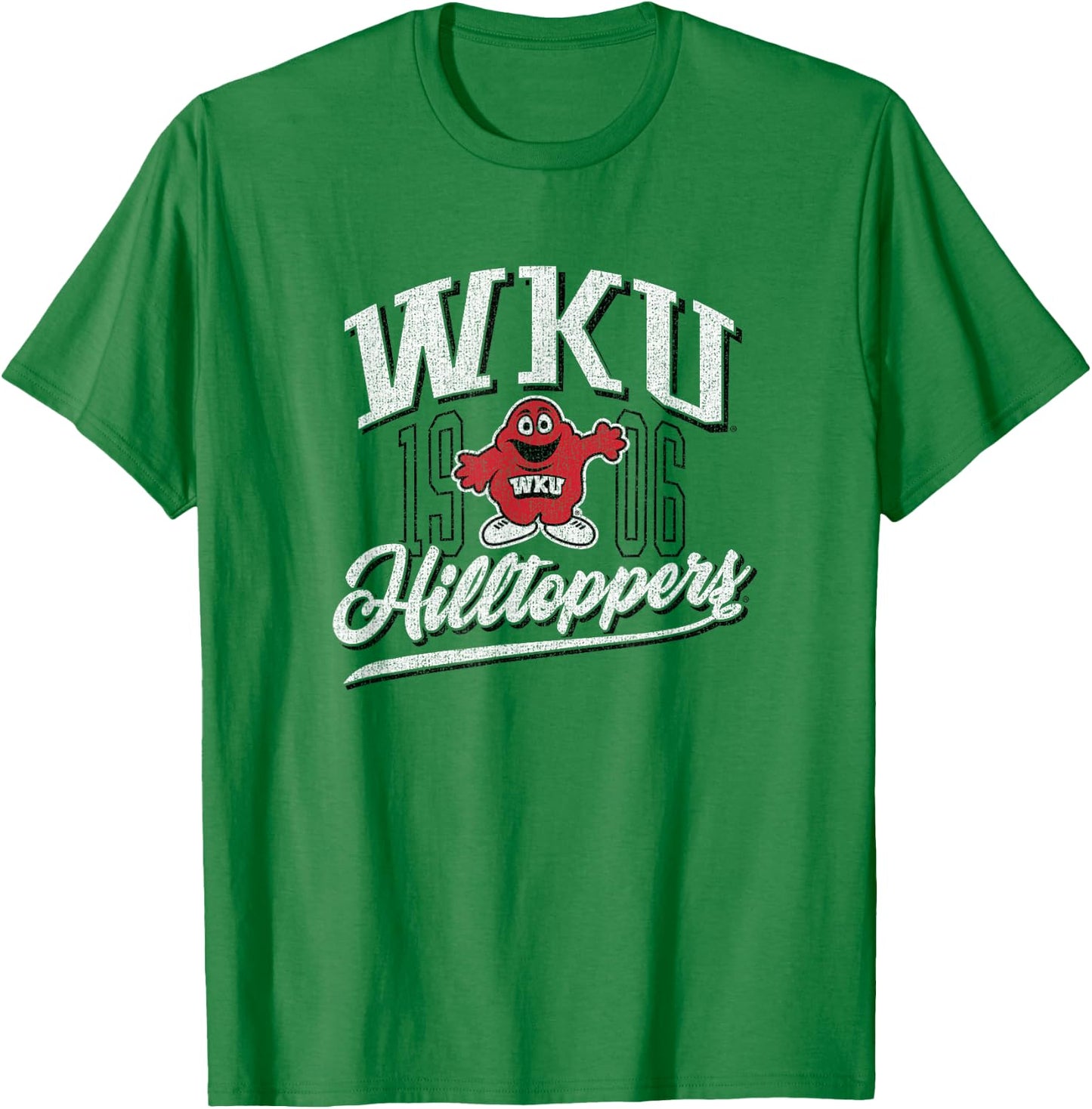 Western Kentucky University Hilltoppers Vintage Script T-Shirt - T-Shirt | Irish Green