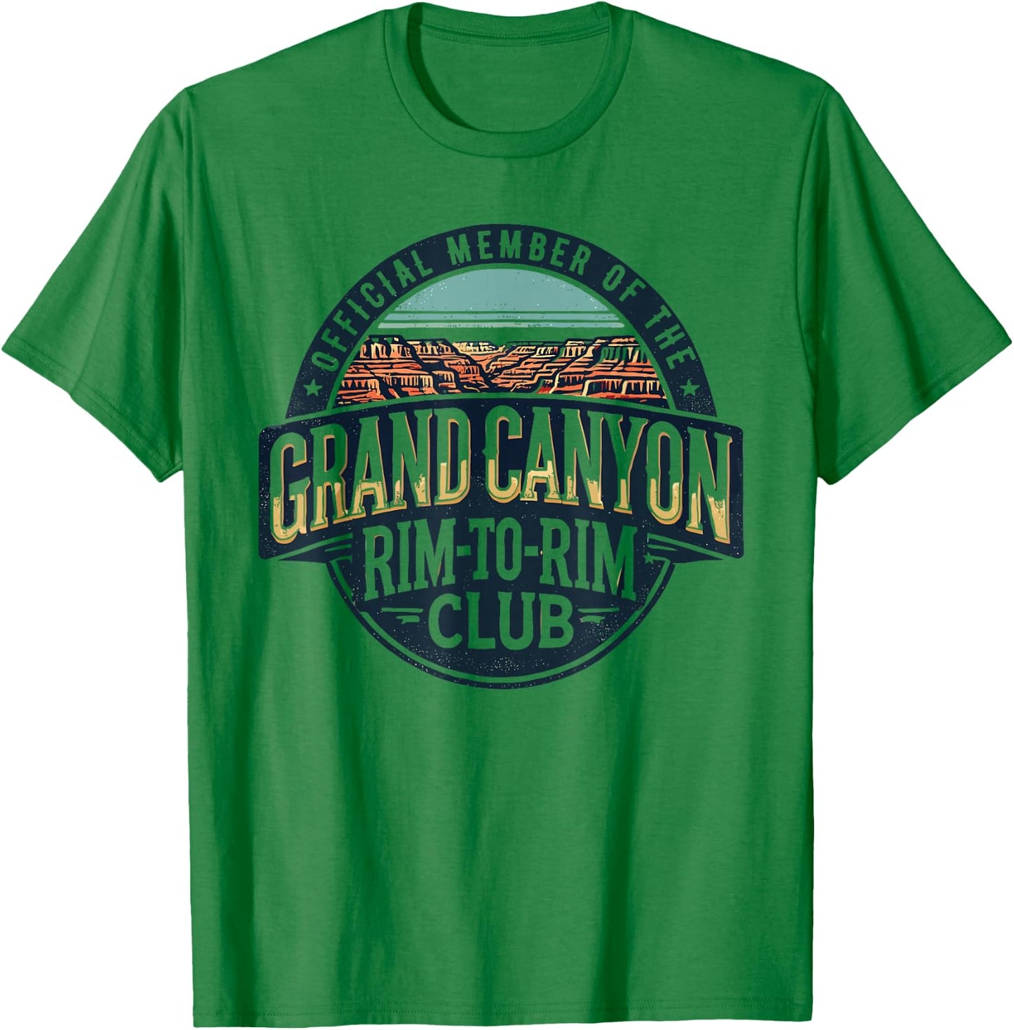 Official Member of the Grand Canyon Rim-to-Rim Club T-Shirt - T-Shirt | Irish Green