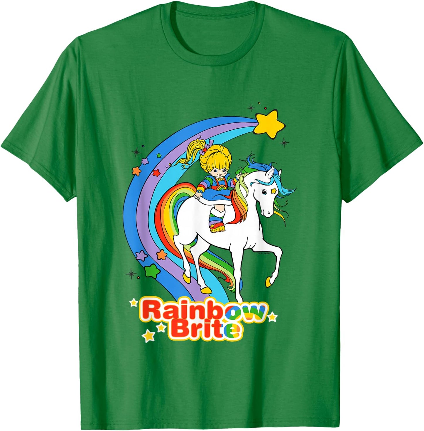 Rainbow Brite & Starlite Best Friends Forever T-Shirt - T-Shirt | Irish Green
