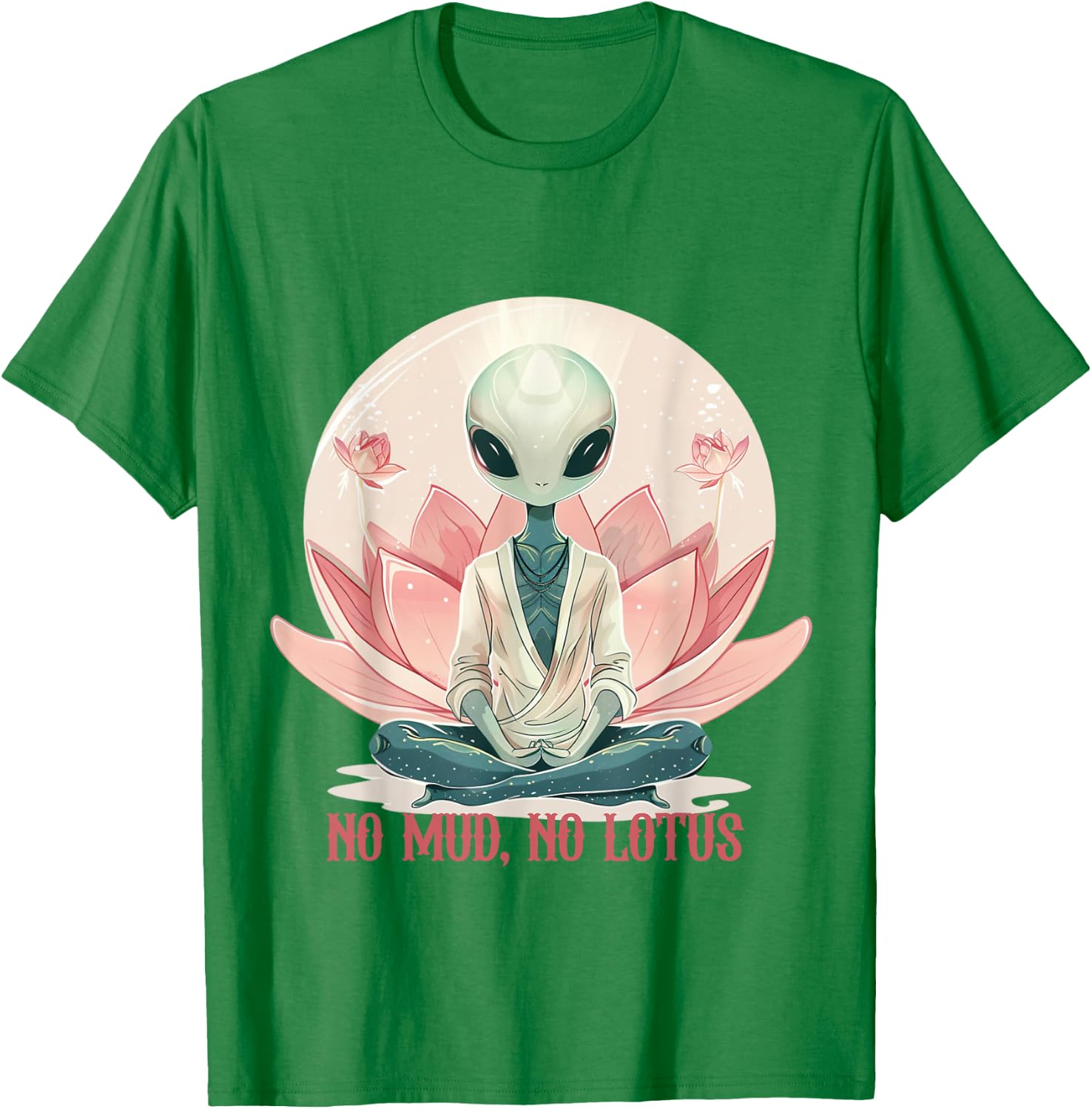 Awesome Alien Yoga – The Gift Yoga Lovers T-Shirt - T-Shirt | Irish Green