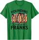 Funny 4th of July Hot Dog - Founding Franks Patriotic T-Shirt - T-Shirt | Irish Green