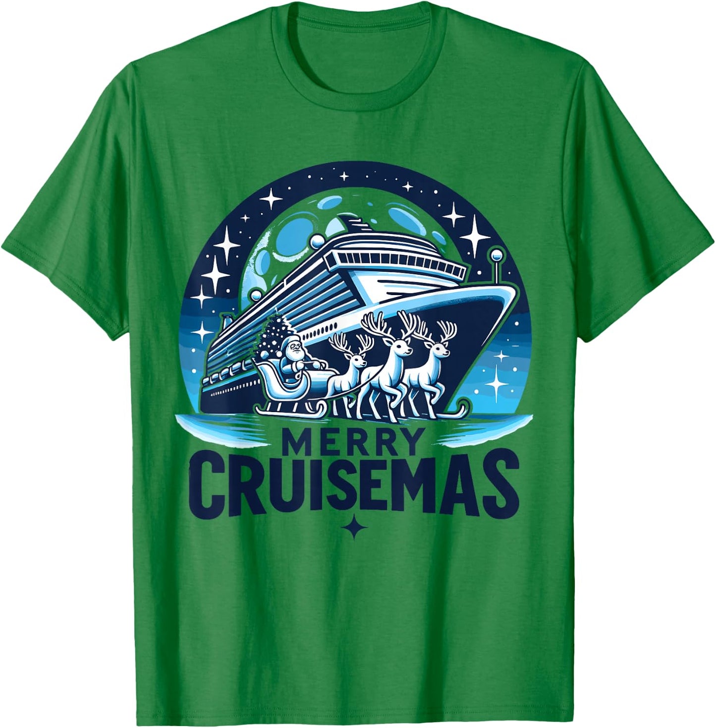 Merry Cruisemas - Cruise Mas T-Shirt - T-Shirt | Irish Green