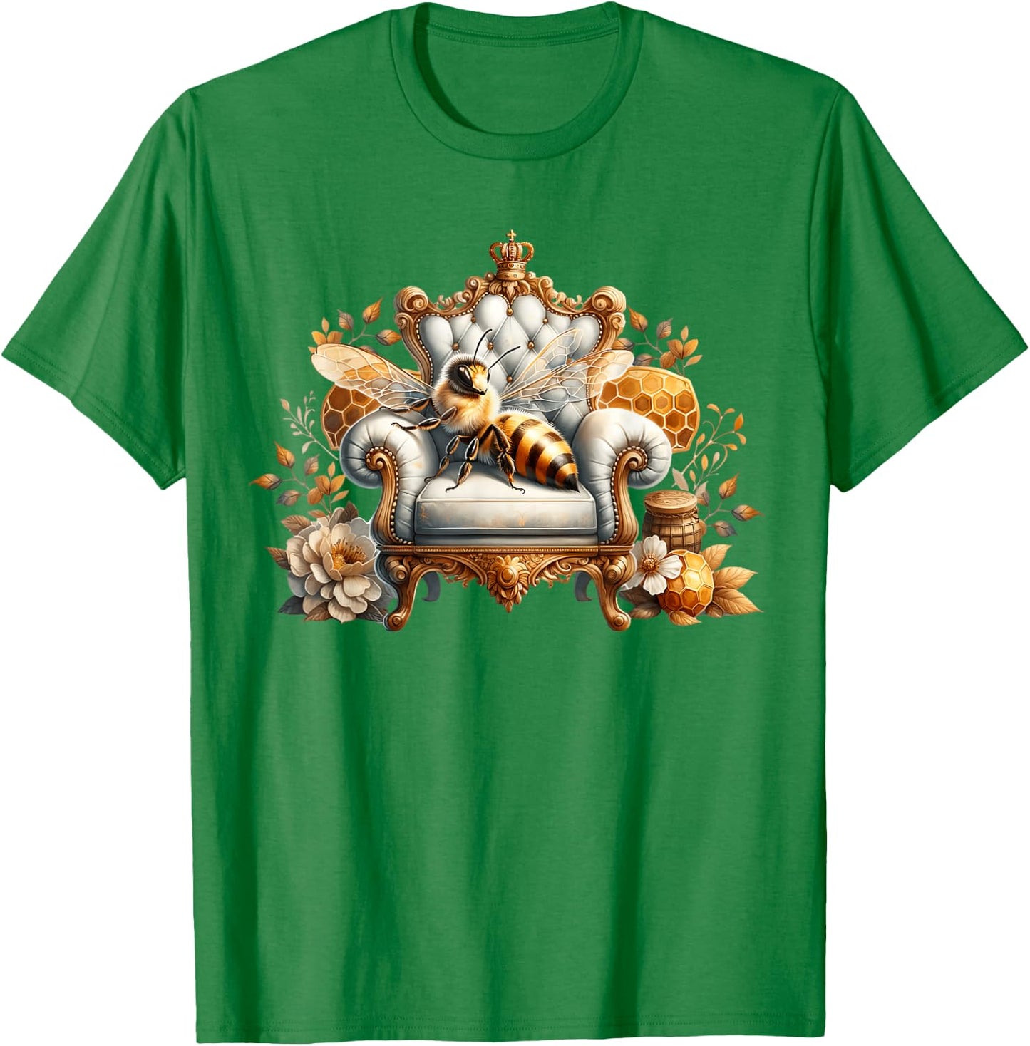 Yellow Bee Accessories Bee Keepers And Queen Bee T-Shirt - T-Shirt | Irish Green