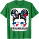 Panamanian Girl Panama Flag Hispanic Heritage Month Kids T-Shirt - T-Shirt | Irish Green