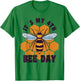 Happy 4th Birthday 4 Year Old Bee Day Bee 4th Birthday T-Shirt - T-Shirt | Irish Green