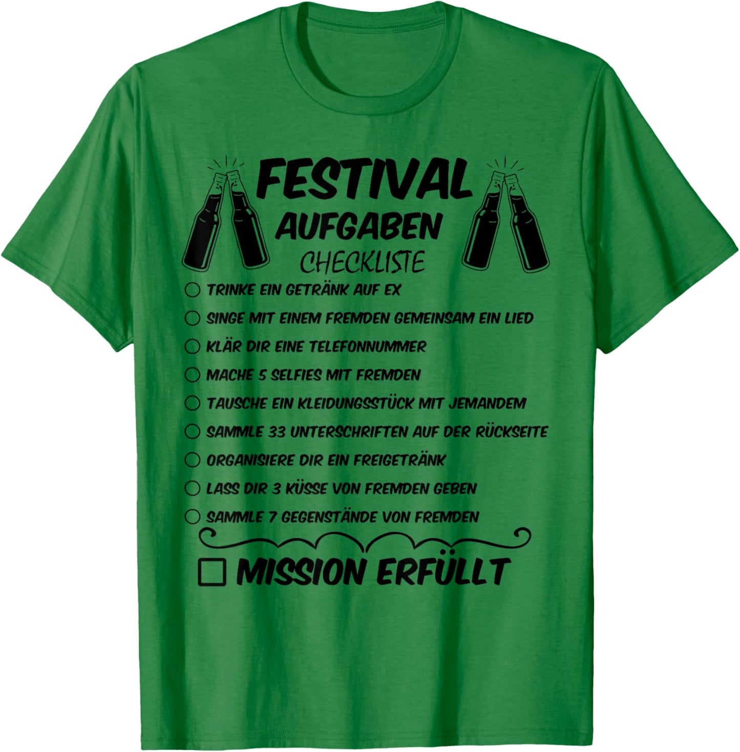Festival Group Tasks Festival T-Shirt - T-Shirt | Irish Green
