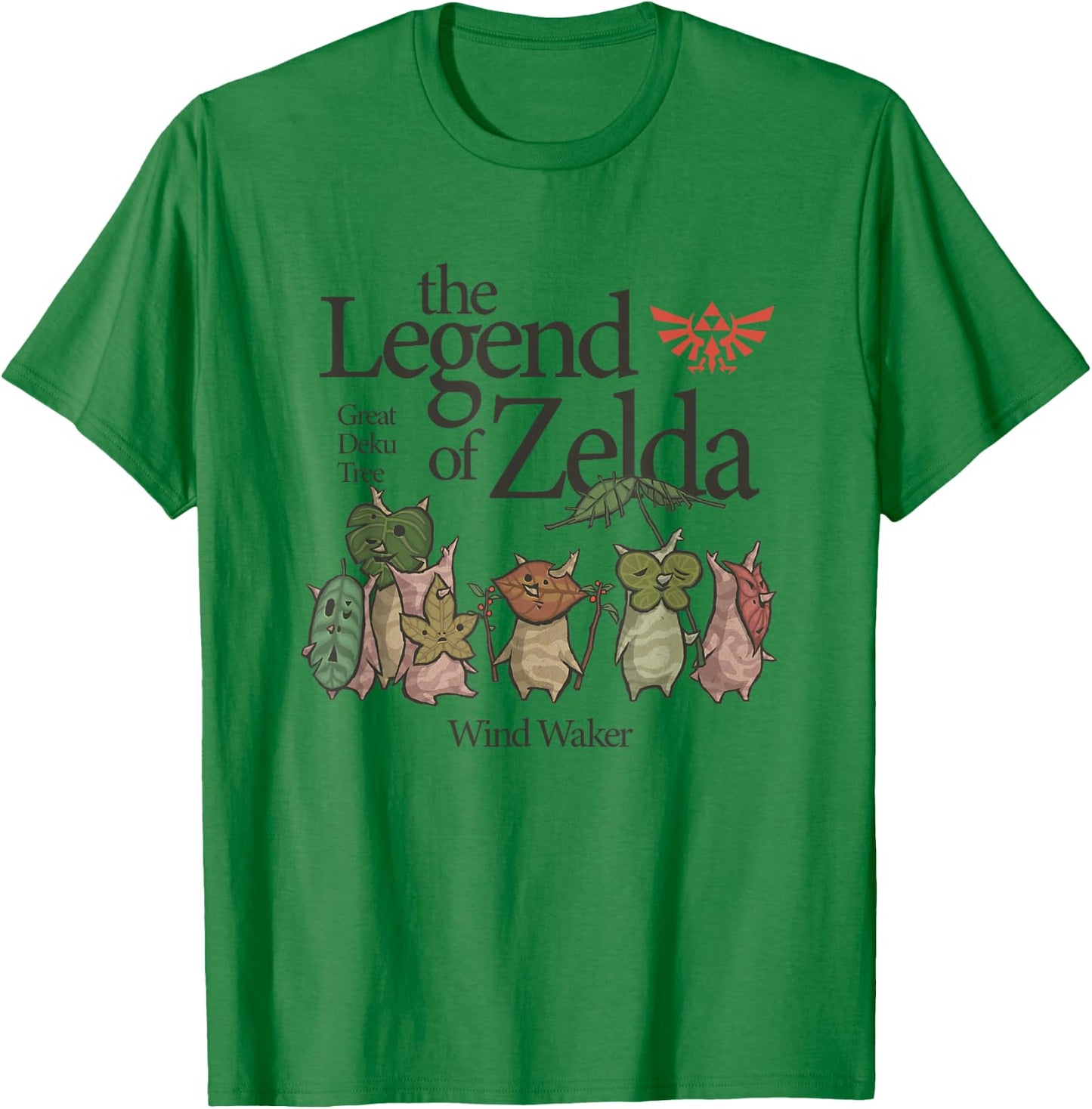 The Legend of Zelda Wind Waker Great Deku Tree T-Shirt - T-Shirt | Irish Green