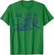 Cowgirl riding tiger Hell cat Vintage T-Shirt - T-Shirt | Irish Green
