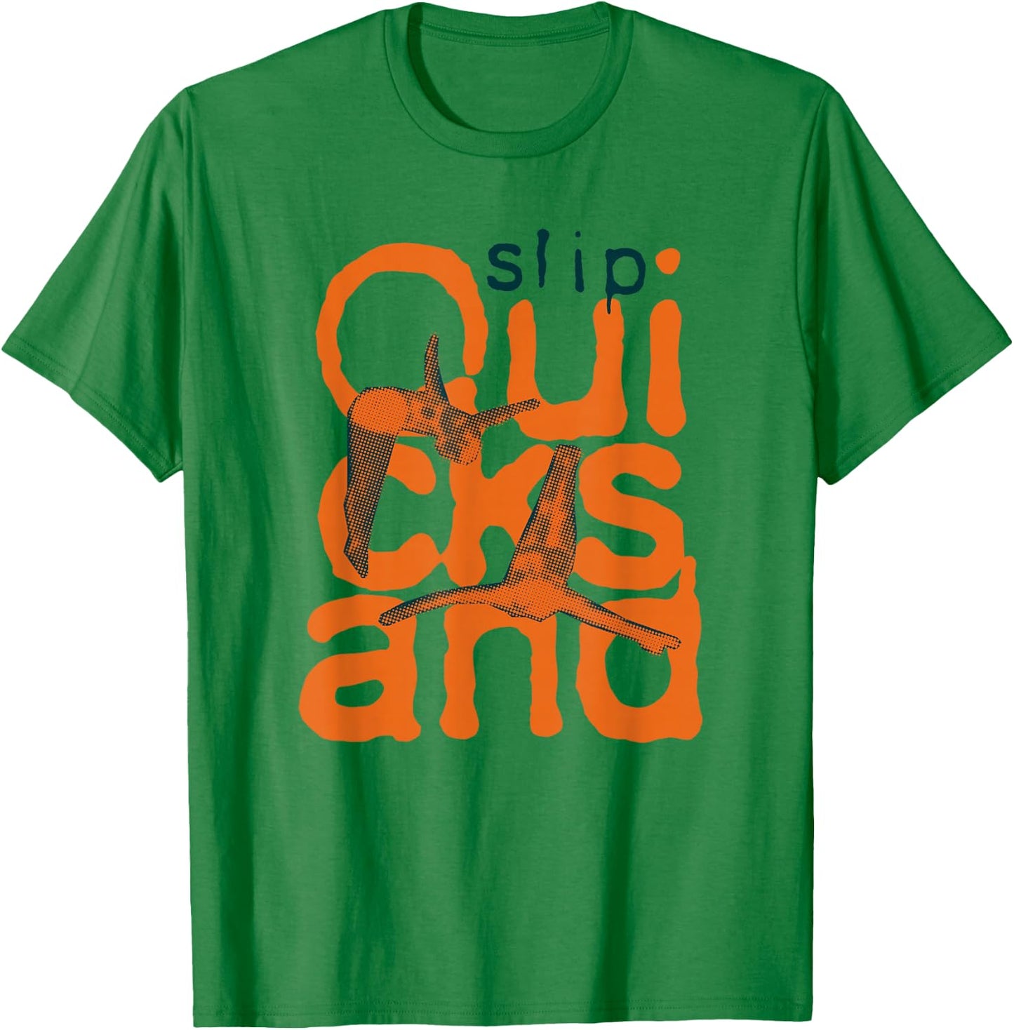 Quicksand Damen -Jugendliche Weiß Slip S Klassisch Einfarbig Crew-Ausschnitt Kurze Ärmel Small T-Shirt - T-Shirt | Irish Green