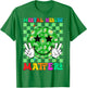 Groovy Mental Health Matters Brain Illness Awareness Month T-Shirt - T-Shirt | Irish Green