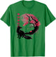 Traditional Japanese Art Fox and Cherry Blossom Tree , White T-Shirt - T-Shirt | Irish Green