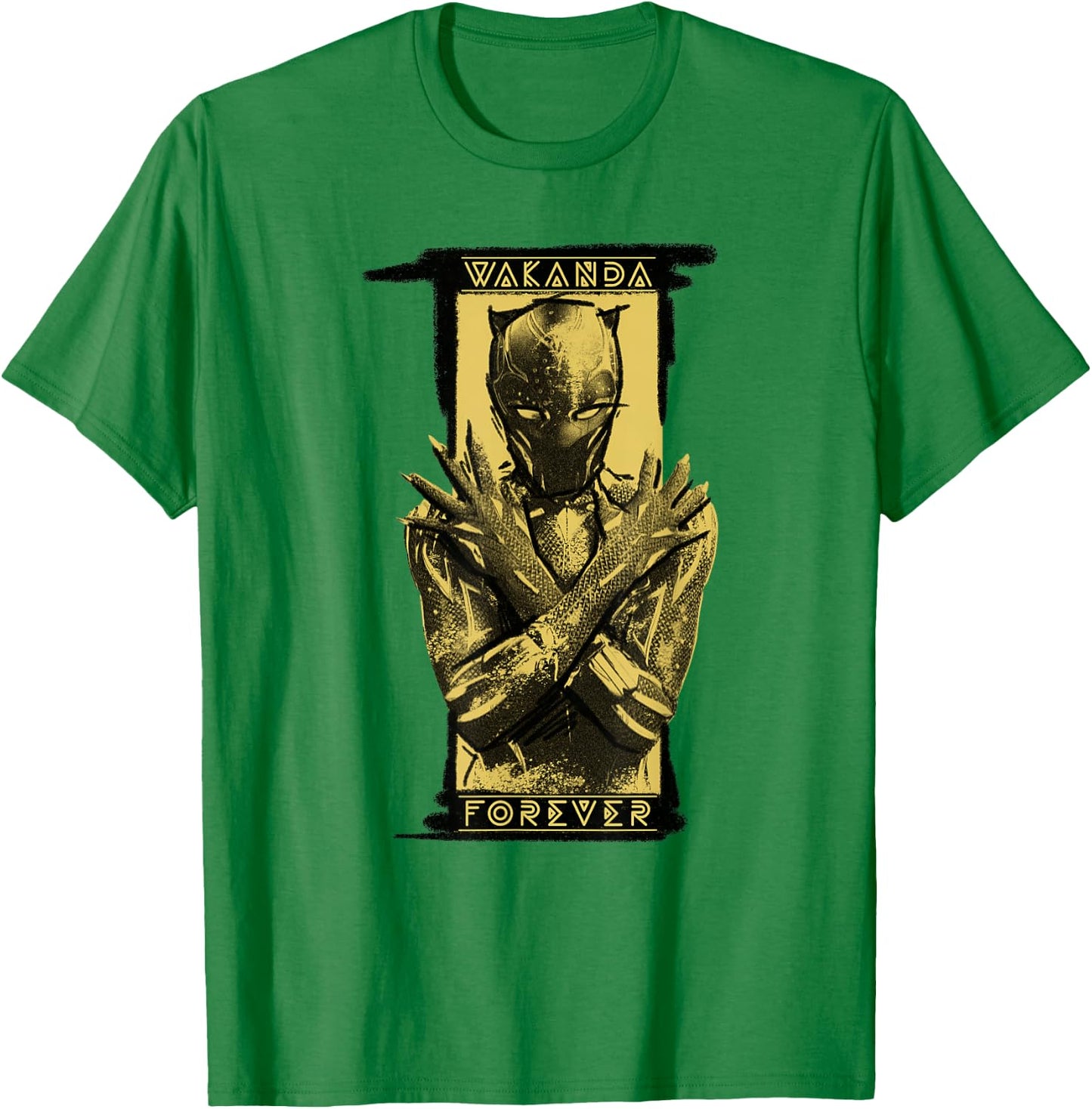 Marvel Black Panther: Wakanda Forever Shuri Salute Badge T-Shirt - T-Shirt | Irish Green