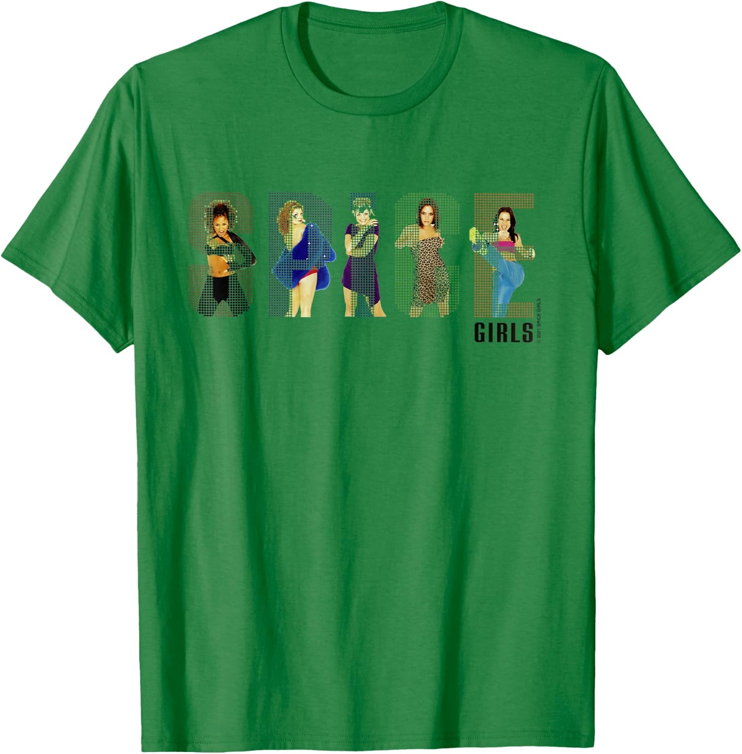 Official Spice Girls Album, white T-Shirt - T-Shirt | Irish Green