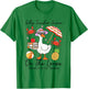 Silly Teacher Goose On The Loose School's Out for Summer T-Shirt - T-Shirt | Irish Green