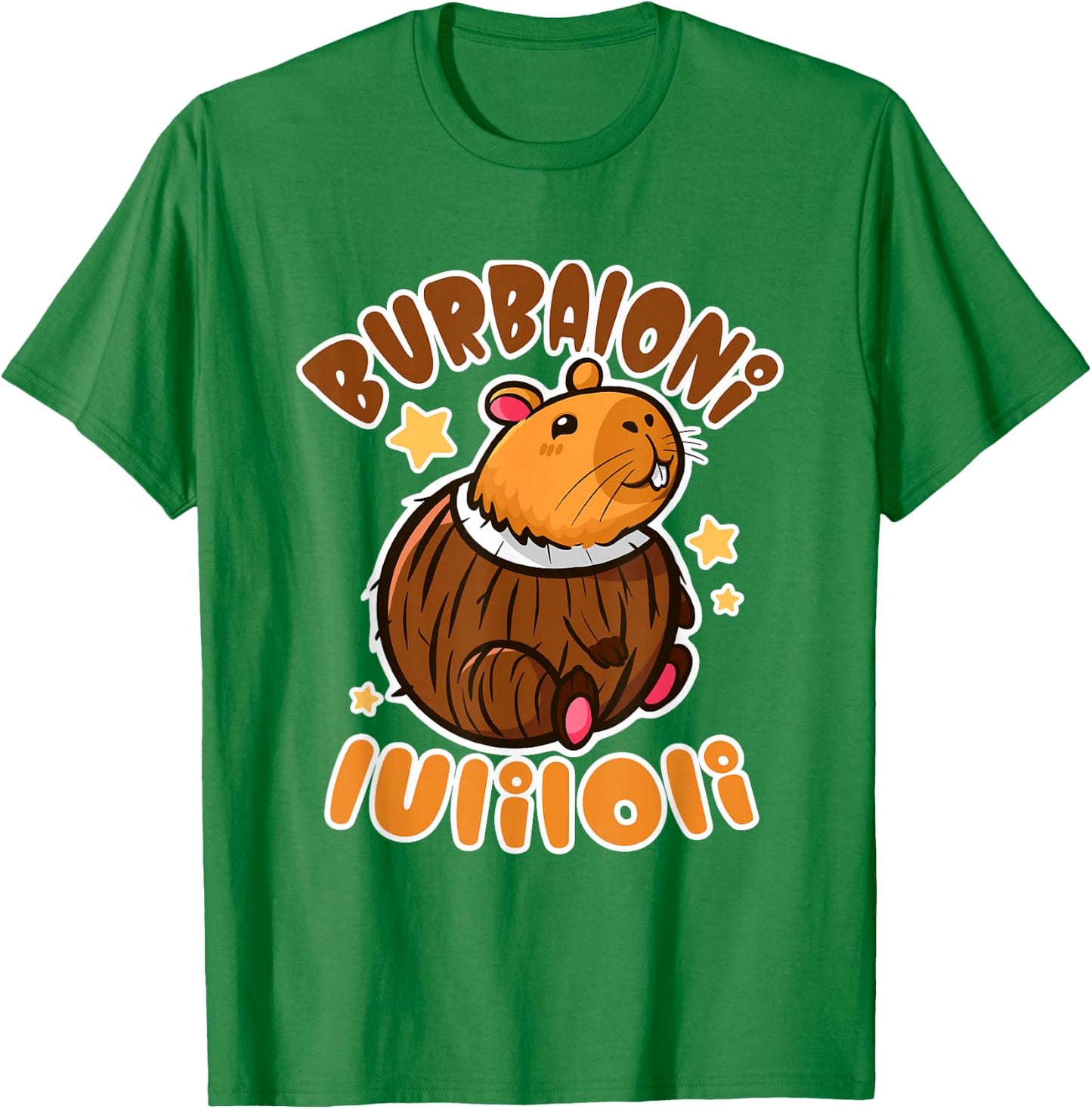 Italian Brainrot Burbaloni Luliloli Lustige Jungs T-Shirt - T-Shirt | Irish Green